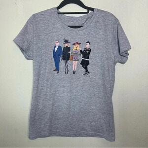 Schitt's Creek Animated Characters T Shirt Size S/M